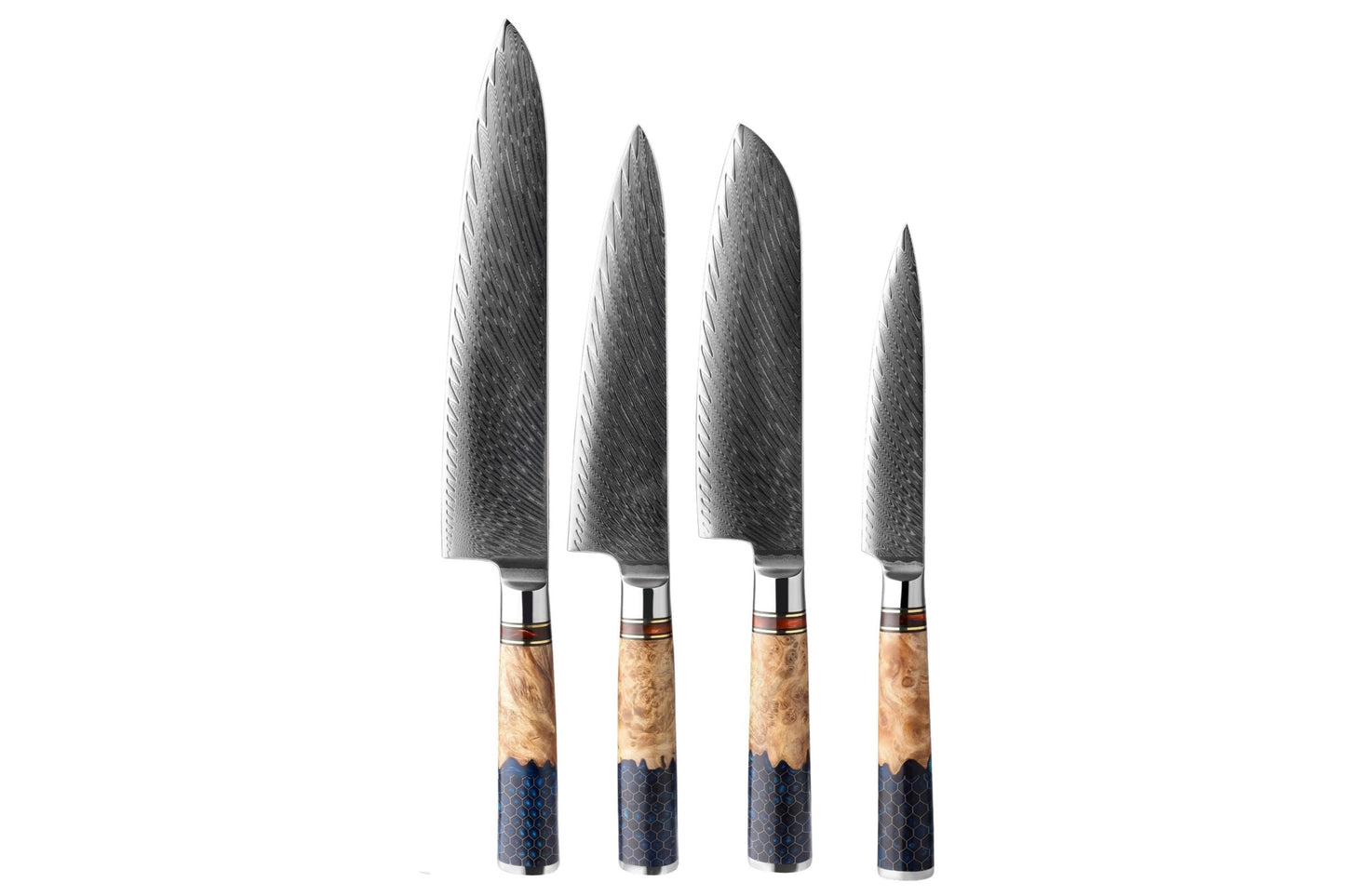 KAISHI black wood - Set de 4 pièces